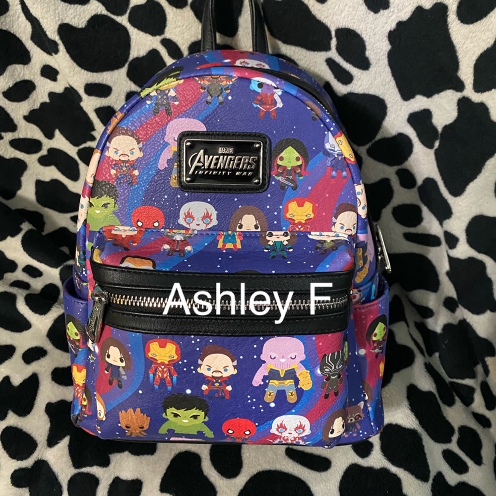 Marvel avengers chibi loungefly backpack